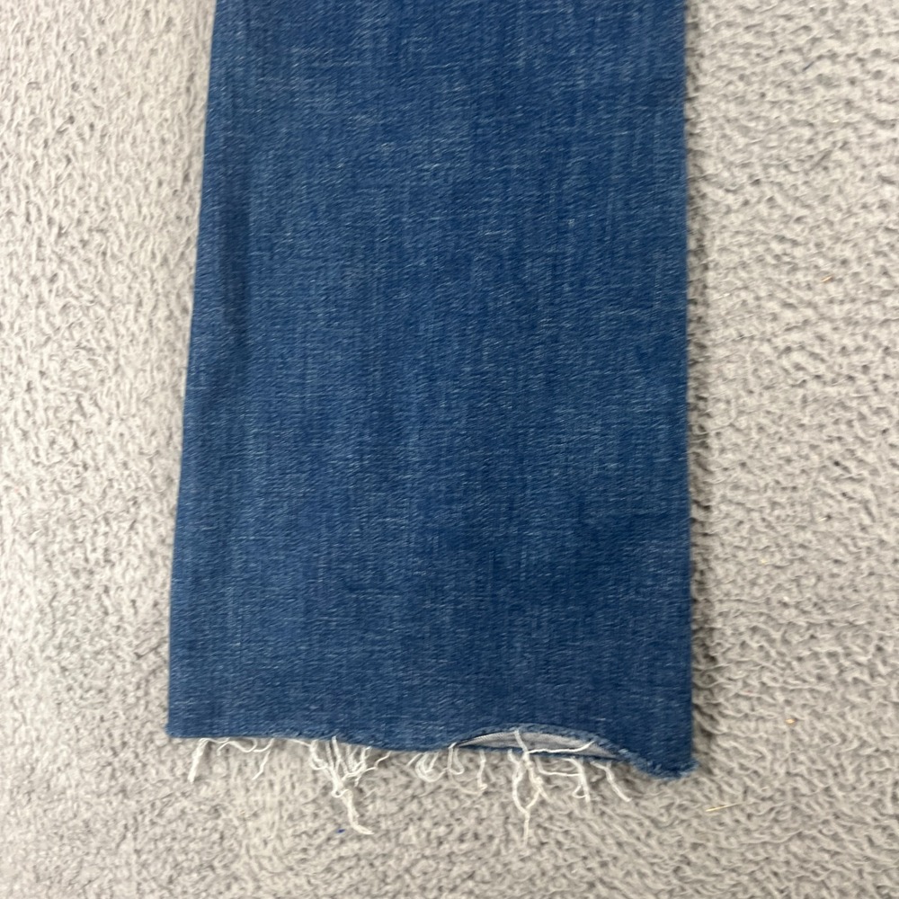 Judy Blue Control Top Flare Jeans Dark Wash Stretch Denim Size 3/26 Raw Hem - Picture 11 of 14